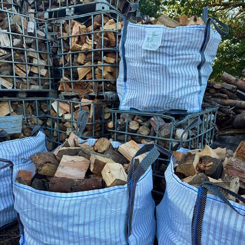 Amersham firewood in bags for delivery