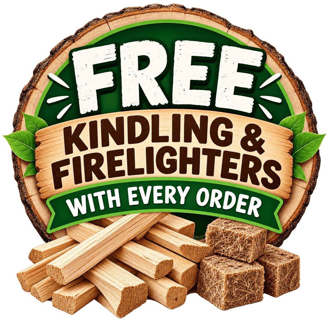 free kindling and firelighters